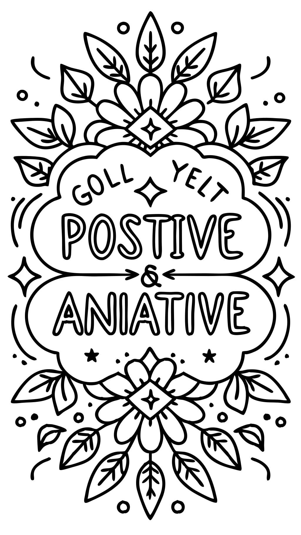 coloriages d’affirmation positive pdf gratuit